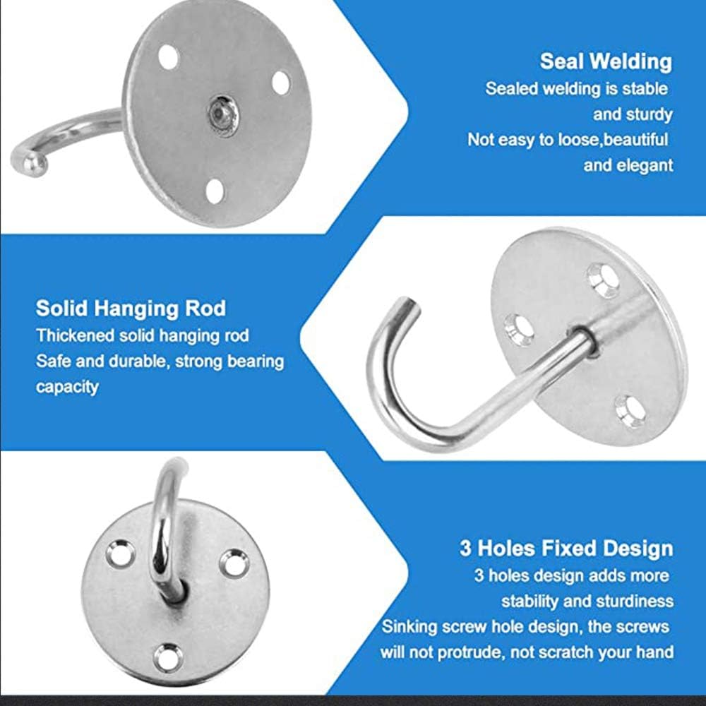 Ferretería Ganchos de techo de acero inoxidable Soporte de techo de