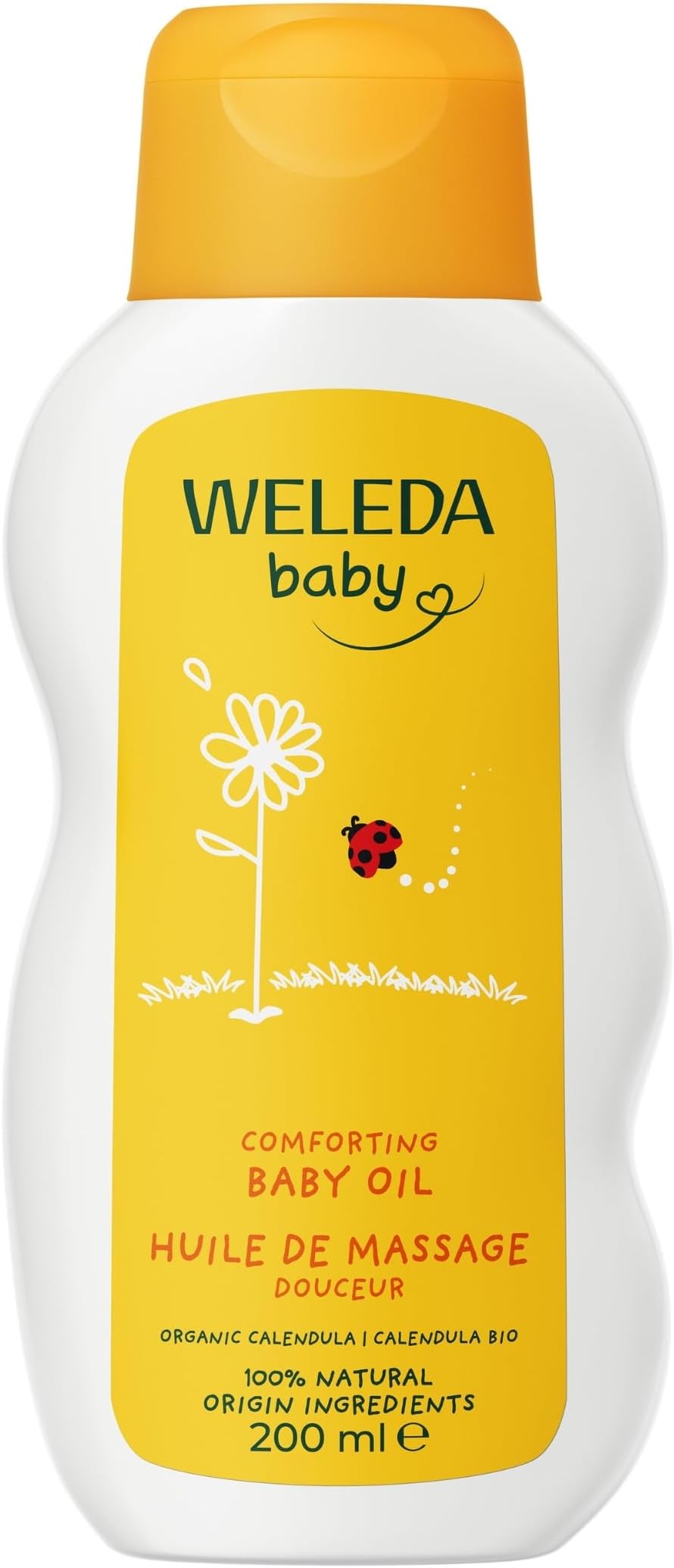 Weleda Calendula Baby Oil Fragrance Free 200 ml