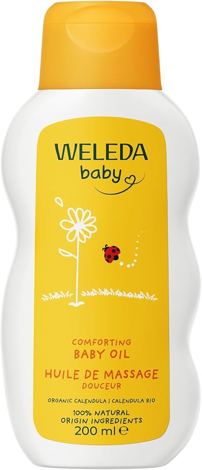 Weleda Calendula Baby Oil Fragrance Free 200 ml