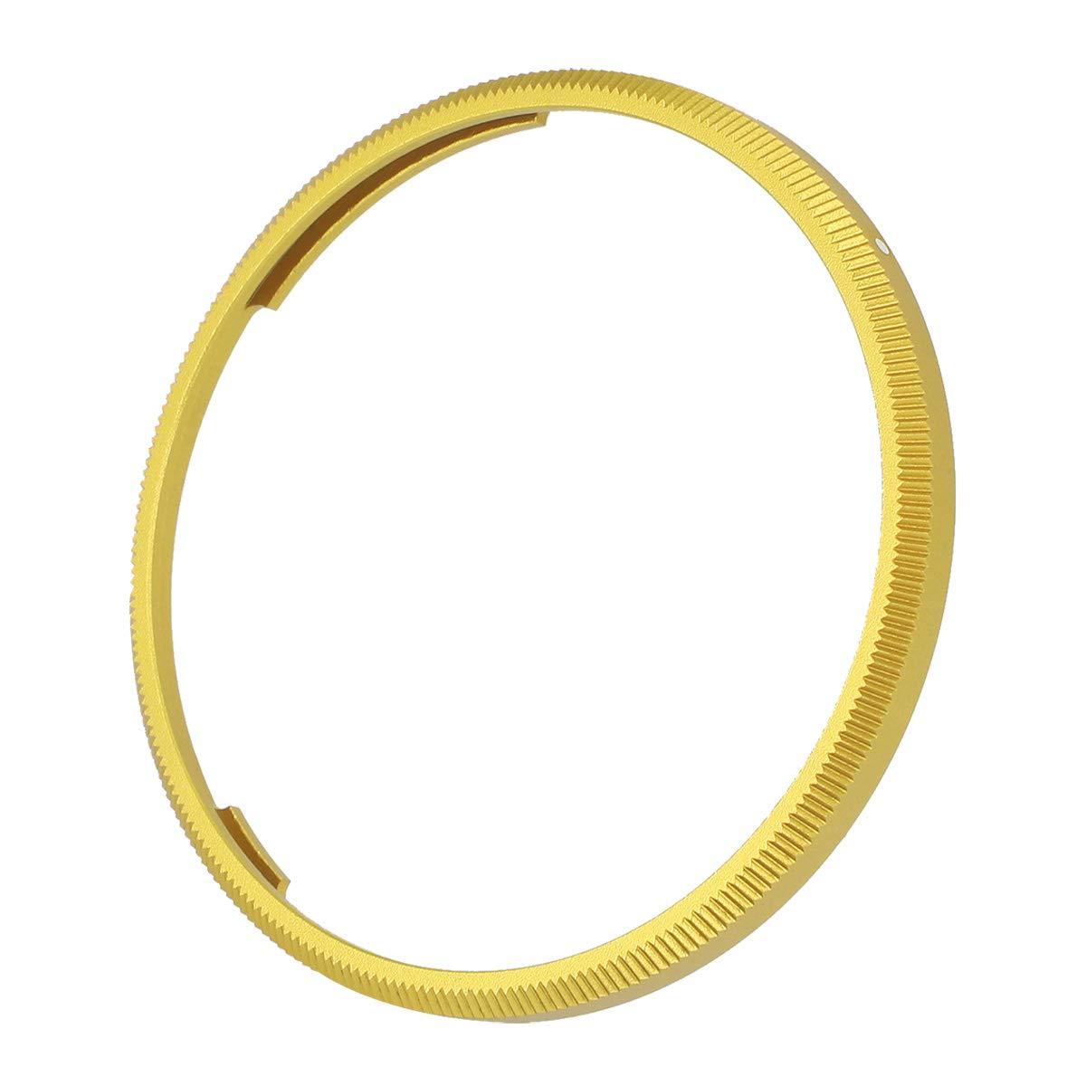Haoge RRC-GNK Gold Metal Decorate Ring Cap Lens Ring for RICOH GR III GRIII GR3 Camera replaces GN-1