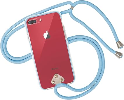 Amazon Shanshui Iphone 7 8 Iphonese 2世代 スマホケース肩掛け 斜めかけ Tpu カバー ストラップ付き 薄型軽量 落下防止 水色 4 7インチ ストラップ マスコット 通販