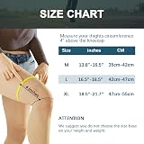 BESKEY Knee Support Pair Anti Slip Breathable Knee Compression Sleeve XL Black view 7