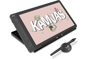 HUION Kamvas 13 (Gen 3) Drawing Tablet with Screen,13.3" Full-Laminated Art Tablet with Anti-Sparkle Canvas Glass, 99% sRGB, 