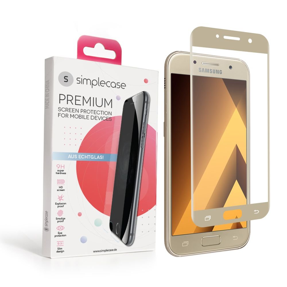 simplecase Premium Glass Screen Protector for Samsung Galaxy