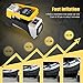 Tire Inflator Air Compressor Portable Air Pump Tvird 12V 150PSI DC Portable Tire Pump with Powerful Emergency Flashlight for Spare Tire,Trailer,Dirt bike,Jeep,RV and Other