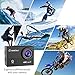 Crosstour 4K Action Camera 16MP WiFi Underwater Cam 30M Waterproof Case Sports Camera with Remote Control 2 Batteries and 19 Mounting Accessories (4K)