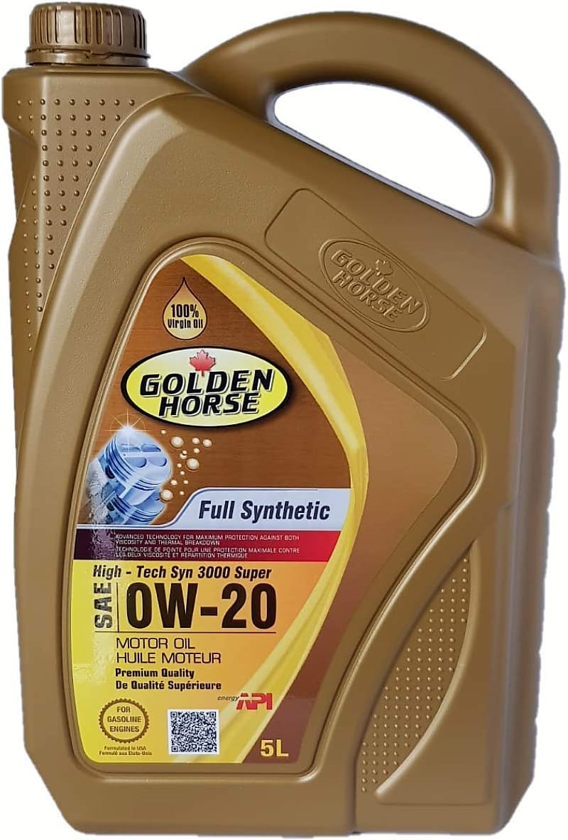Golden Horse 0W20 Full Synthetic Engine Oil, 5 Litres, Engine Oil