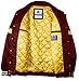 STARTER Adult Men NHL Legecy Retro Satin Jacket Boston Bruins, Small, Brown