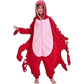 Unpifolov Kids Octopus Cosplay Costumes Unisex Animal Children Teenager Jumpsuit