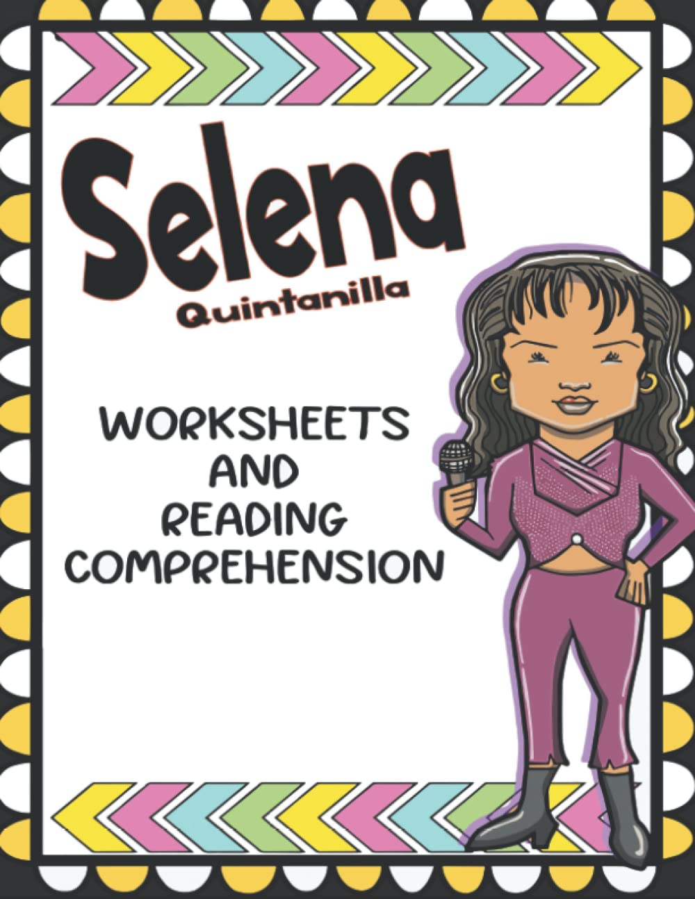 selena quintanilla worksheets and reading comprehension english spanish selena coloring book selena book books selena 9798416327828 books amazon