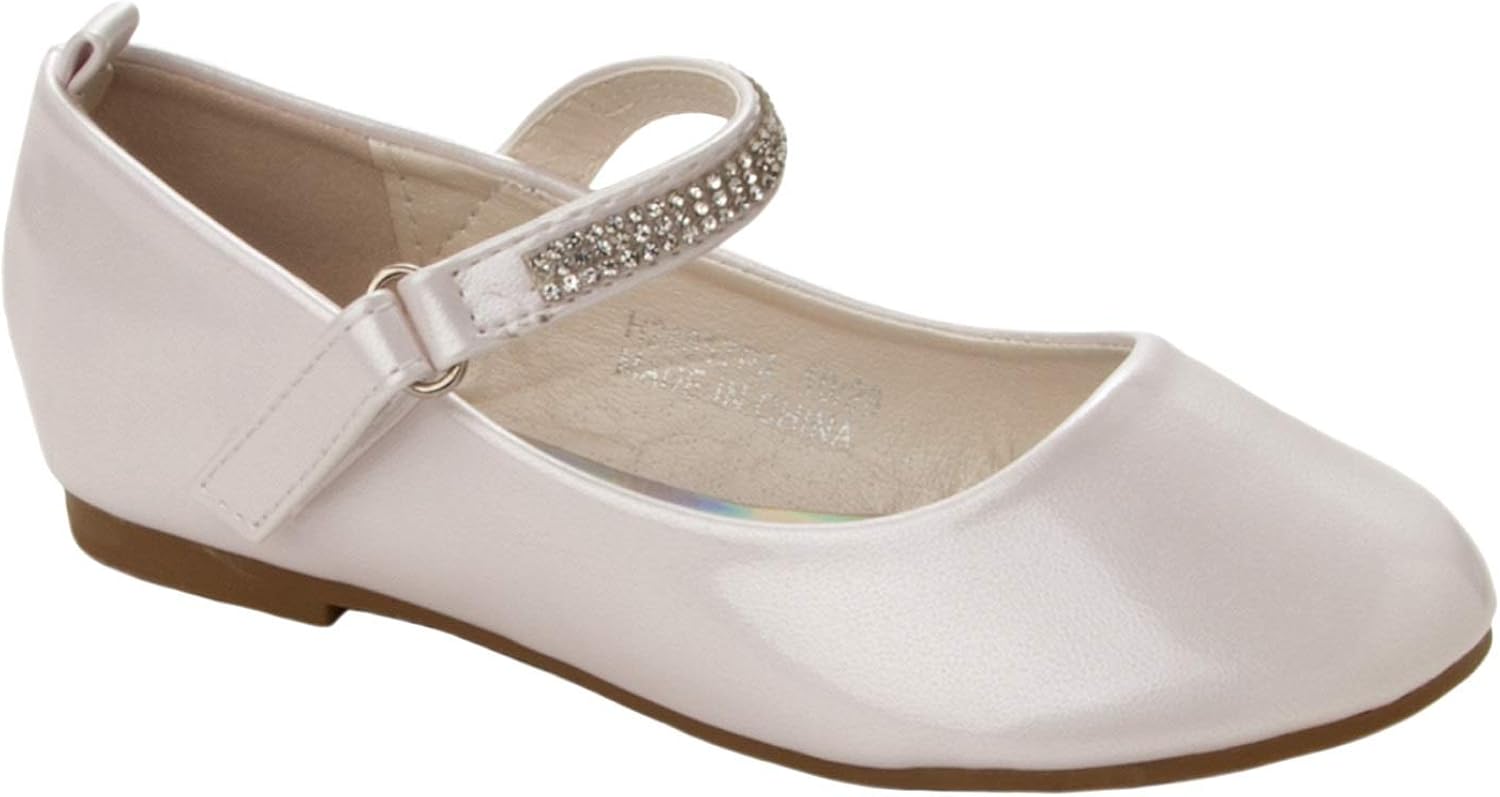 GIRLS WHITE DIAMANTE BRIDESMAID WEDDING 