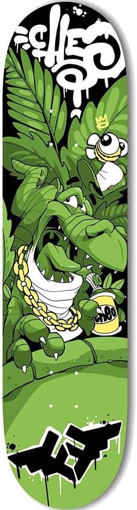 Fracture Skateboards x Cheo Croc Skateboard Deck 8.0"