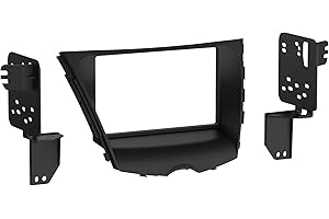Metra 95-7352B Double DIN Dash Installation Kit for 2013-Up Hyundai Genesis Coupe Vehicles (Matte Black)