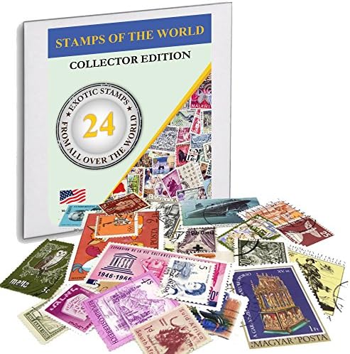 Stamps of the World ♥ 24 Stamps from All Over the World - Zaioo Collector Edition