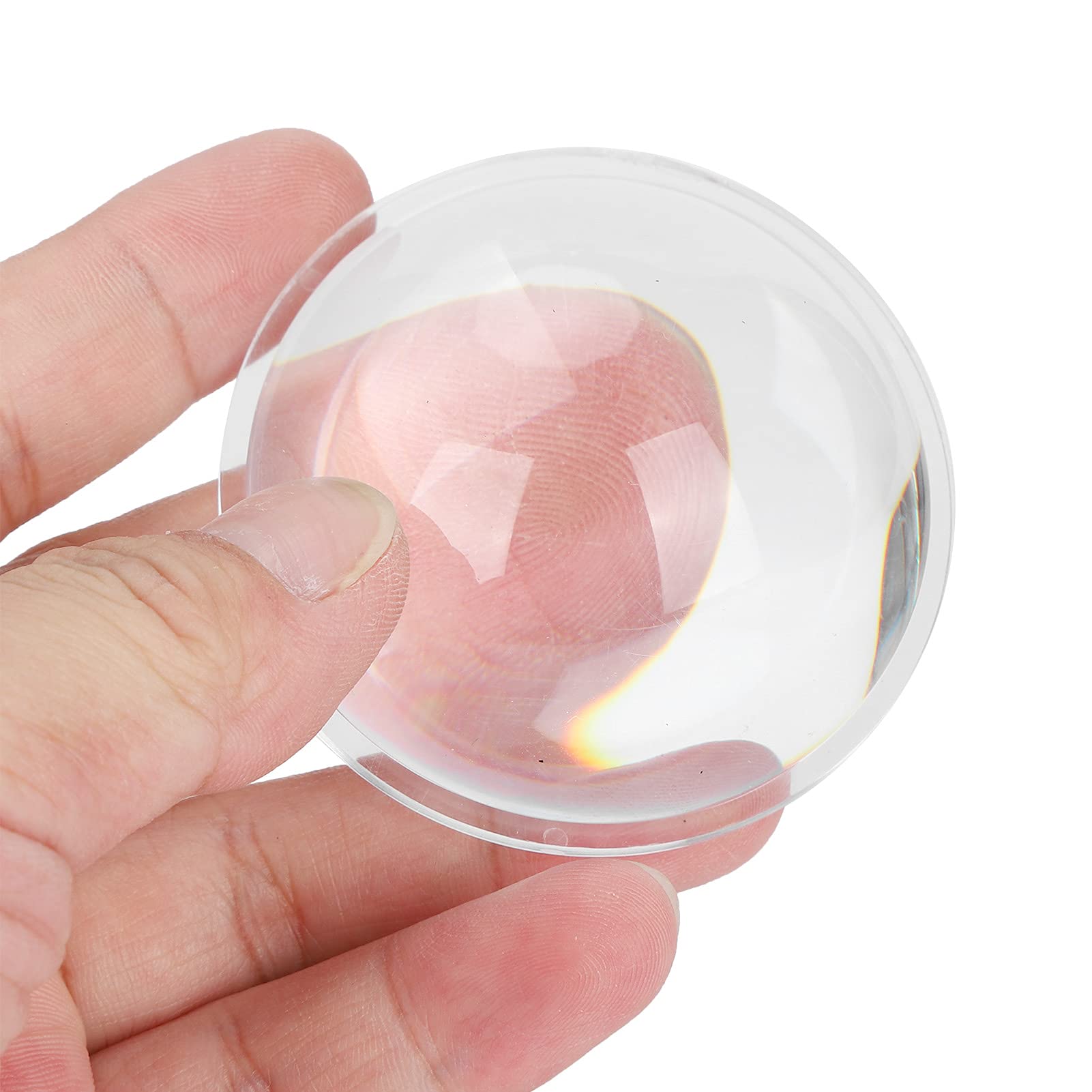 Convex Glass Lens, Stable Performance LED Optics Lens Easy Installation for Telescopes for Magnifying Glasses for Outdoors for Sunset Lamps