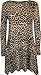 WearAll Women's Plus Size Printed Long Sleeve Swing Dress