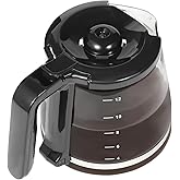 12 Cup Coffee Maker Replacement Pot Compatible with Mr. Coffee, 12 Cup Glass Replacement Coffee Carafe Replace Part# RF, LM, PC and SC Series