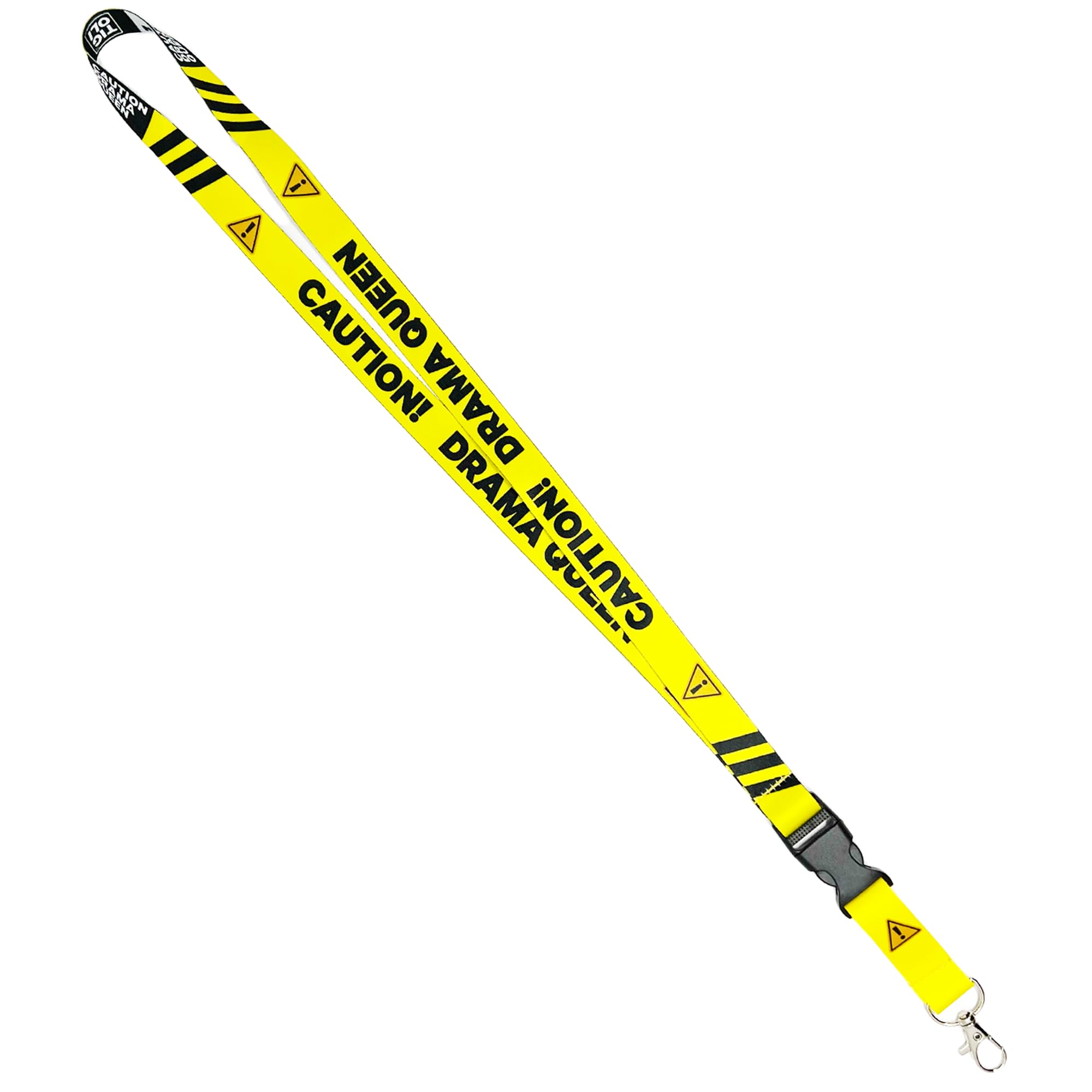 Panda Loco Caution! Funny Lanyard Office Novelty Gifts | Secret Santa (Caution! | Drama Queen)