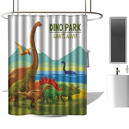 Amazon Com Wixuewu Dinosaur Shower Curtains Teen Boys Flying