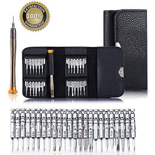 BCMRUN 25 in 1 Screwdriver Set Mini Precision magnetized Screwdriver Set Electronics Repair Tools Kit for Mobile Phone, Watch, PC, Laptop, Digital Camera