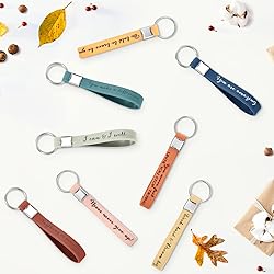 Fumete 24 Pcs Inspirational Keychains Gift for