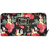 Loungefly Disney Beauty And The Beast Flowers And Friends Zip Around Wallet