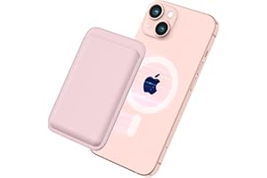 SOFTGAS Magnetic Phone Wallet for Apple MagSafe, Card Wallet Holder for iPhone 15 Pro Max/15 Plus/15 Pro/15, 14 Pro Max/14 Plus/14 Pro/14, 13 Pro Max/13 Pro/13, 12 Pro Max/12 Pro/12, BabyPink