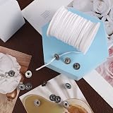 Yafe 200ft White Cotton Candle Wicks with 100 Wick Sustainers Kit view 2