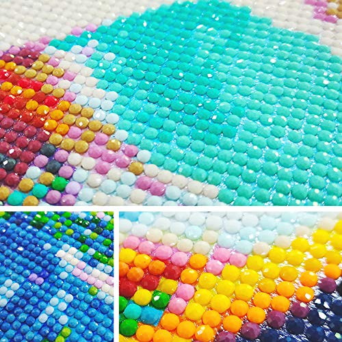 XLJ DIY 5D Diamond Painting Kits for Adults Home Wall Decor, Full Drill Diamond Painting for Kids, Crystal Rhinestone Diamond Embroidery Paintings Horse (11.8 x 15.8 in)