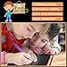 LCD Writing Tablet-8.5 in Writing Graphics, Drawing & Painting Board -Can Be Used As Office Whiteboard Bulletin Board and Gifts for Kids(Can be Repeated Use of More Than 50,000 Times)-(Red)