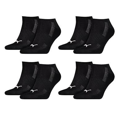 Puma 8 Paar Sneaker Socken mit Frottee-Sohle Gr. 35-46 Unisex Cushioned Kurzsocken