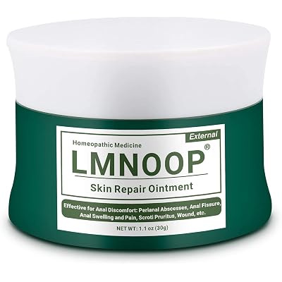 LMNOOP&amp;amp;reg; Natural Skin Repair Ointment 3x Faster Healing Treatment Cream for Anus Fissure Perianal Abscess Swelling Ulcer Infection