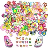 Wolpark 100pcs Different Shoe Decoration Charms for crocs & Bracelet Wristband for Kids girls Gifts