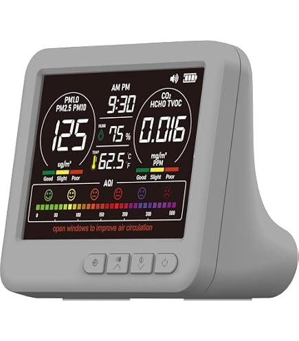 16-in-1 Comprehensive Indoor Air Quality Monitor, High Accuracy