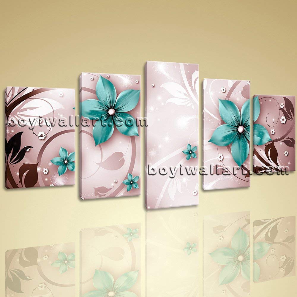 Extra Large Vibrant Flower Canvas Art Hd Print Contemporary