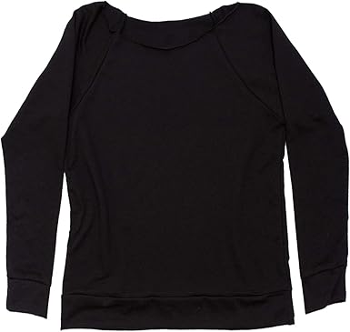 slouchy off the shoulder sweatshirt