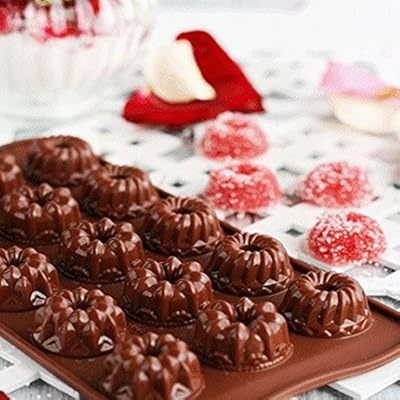 1 X Chocolate Cake Cookie Muffin Jelly Baking Silicone Bakeware Mould Mold Xmas
