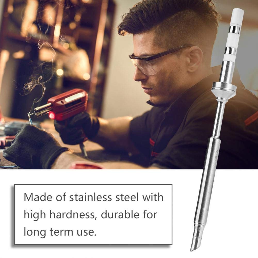Hilitand TS100 Mini Stainless Steel Soldering Iron Tips, 7 Types, Replacement, Ts-ku - Image 3