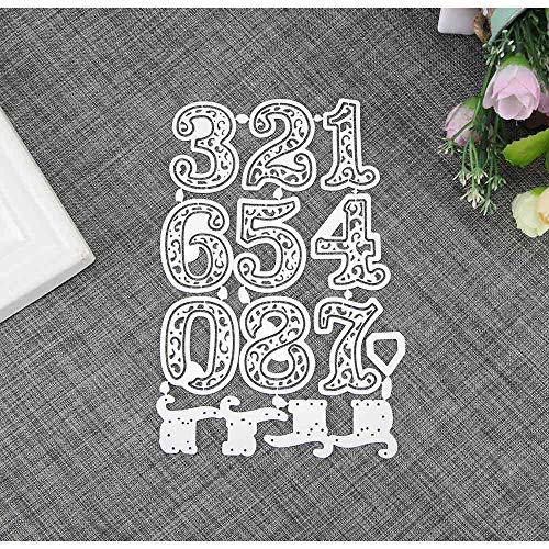 Number Metal Cutting Dies Stencil Scrapbooking Embossing Card Craft Cutting Dies Stencils - Thumbnail 7