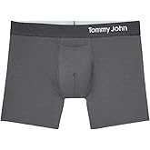 Tommy John Men’s Trunk 4" Underwear, Supima Cool Cotton Boxer Briefs with Supportive Contour Pouch, Soft Breathable Waistband
