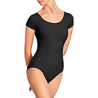 Women's Basic Dance Leotard For Adult Team Short Sleeve Ballet Leotard Dancewear Soft And Skin Friendly Ballet Clothes - View #12
