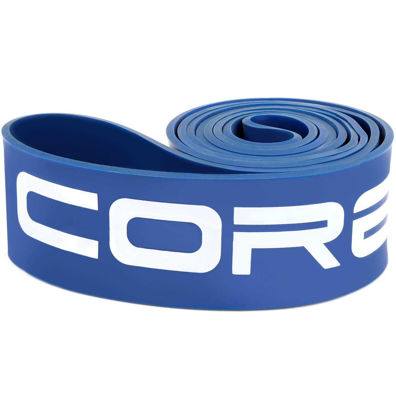 COREZONE Resistance Band - X Strong Blue | Home Gym Exercise Workout Bands for Butt, Leg, Glute, Yoga, Pilates, CrossFit, Fitness, Physical Therapy | Multicoloured Resistance Bands for Men & Women