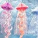 Paper Honeycomb Jellyfish for Girls Birthday Party Mermaid Party Decoration Ornament, SUNBEAUTY (Mix-3PCS)