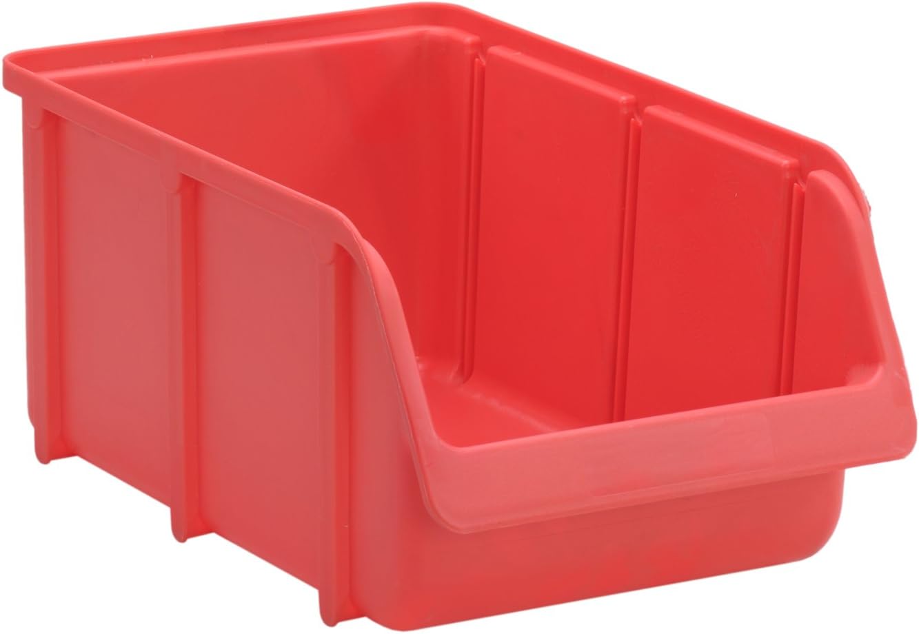 huenersdorff 674100 Storage Bin, Red, Size 4