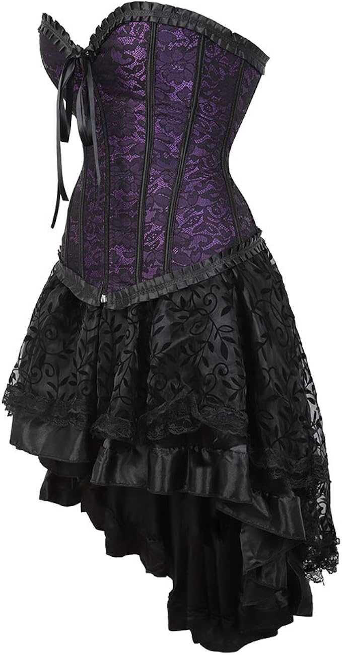 black bustier top dress