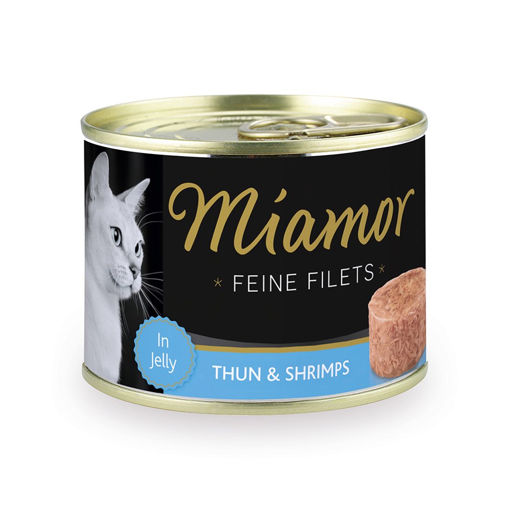 Miamor Fine Fillets in Jelly Thun & Shrimps 12 x 185 g