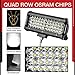 LED Pods, OFFROADTOWN 2pcs 4'' 128W LED Work Light Bar
