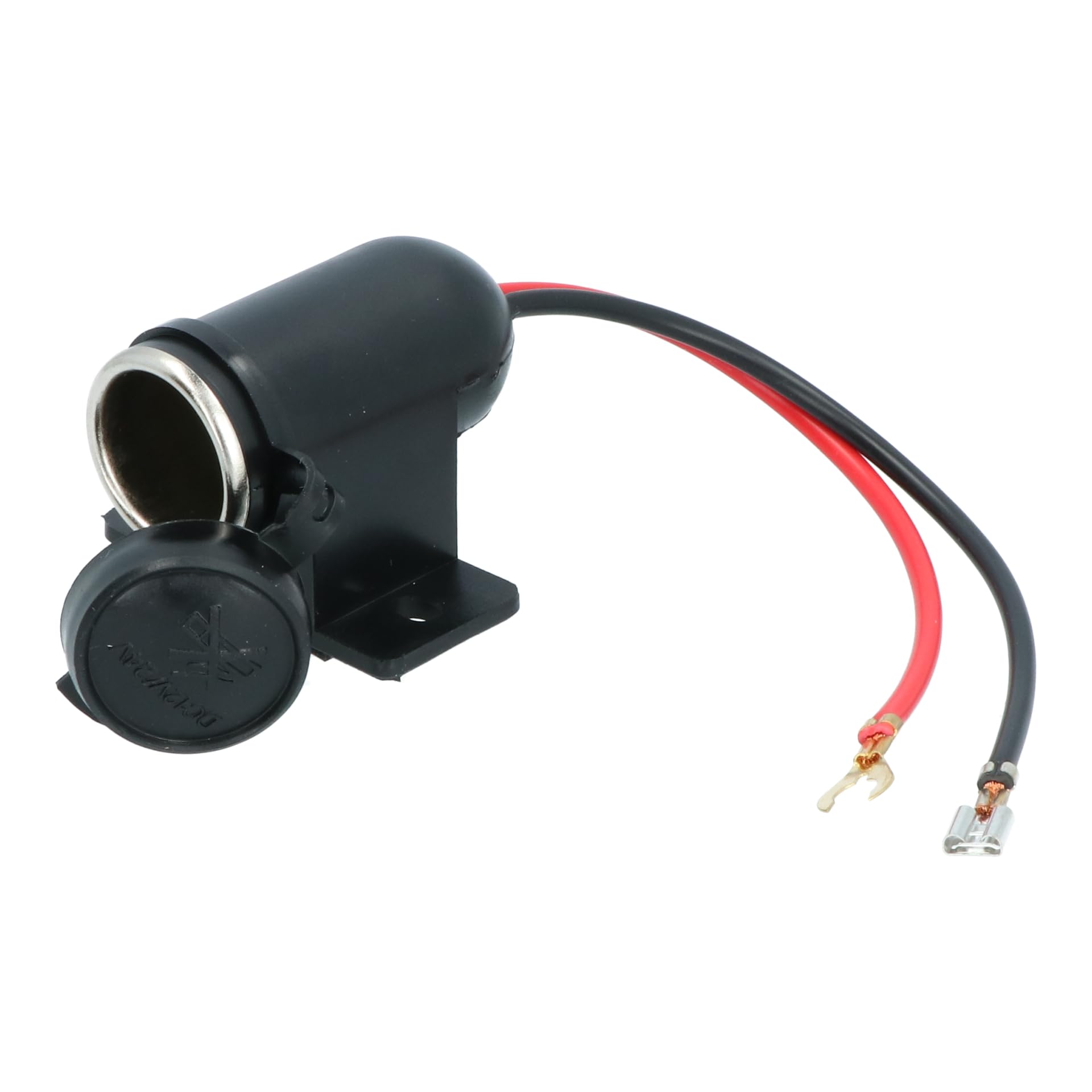 Carpoint CPT0523484 Waterproof Socket, 12 V, Black