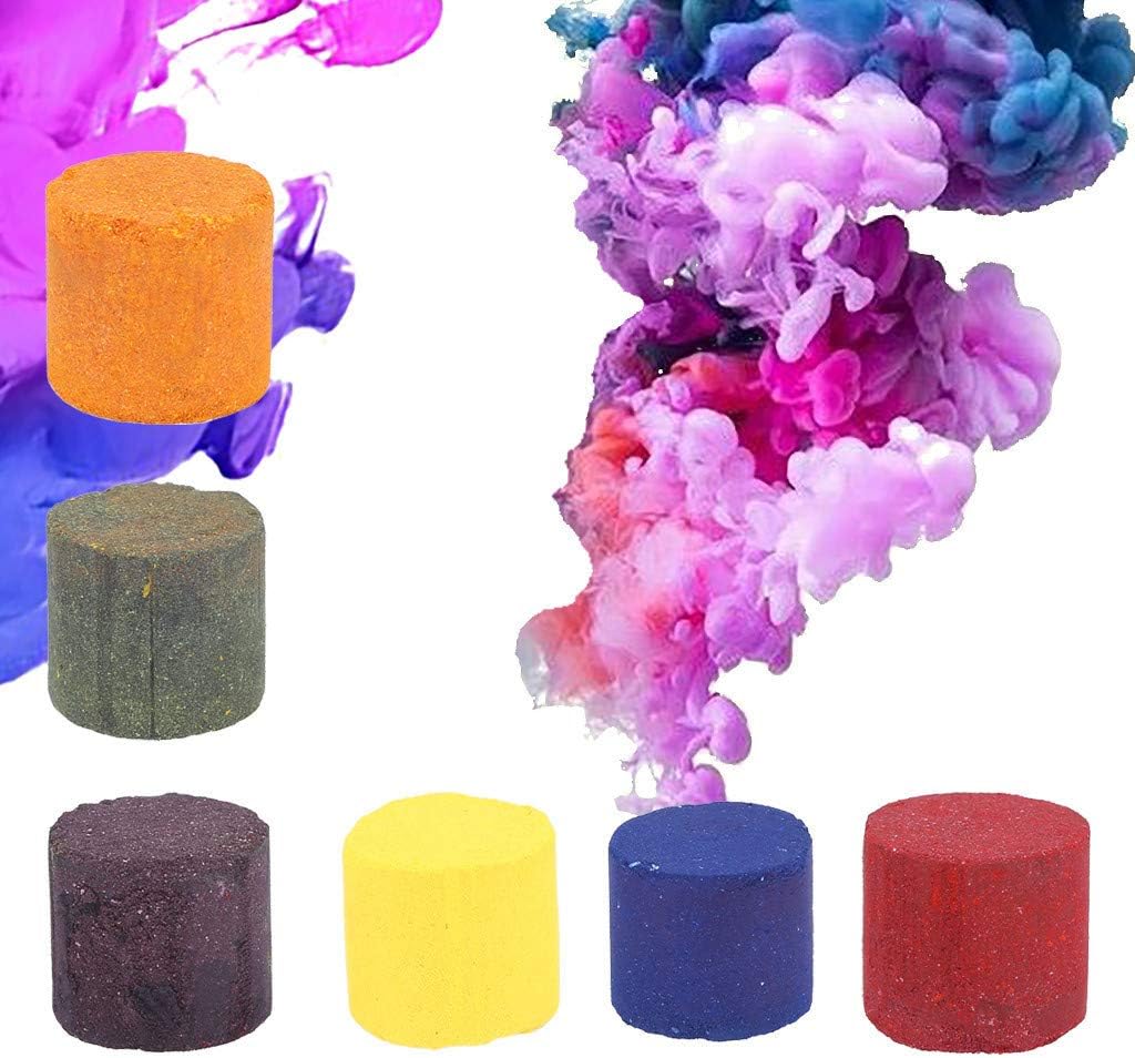 Video 3PC Colorful Smoke Bomb Colored Smoke Cake Colorful Powder