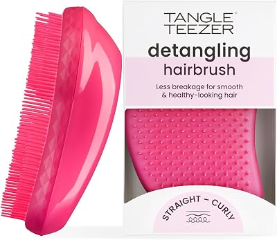 Tangle Teezer Original Detangling Hairbrush Pink Fizz Wet Dry All Hair Types